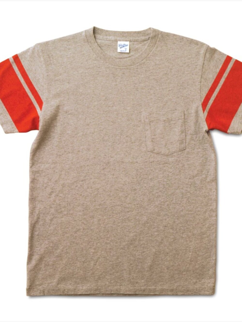 Velva Sheen College Arm Stripe Tee from Mother Denim